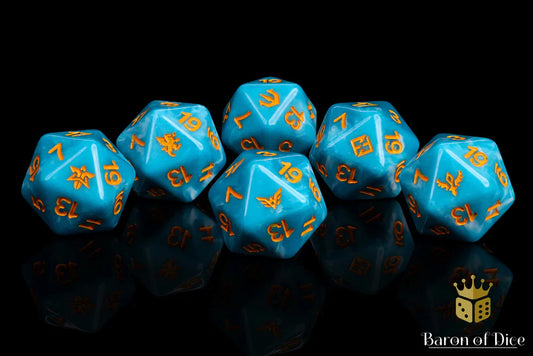 INFINITY: KESTREL COLONIAL FORCE DICE SET