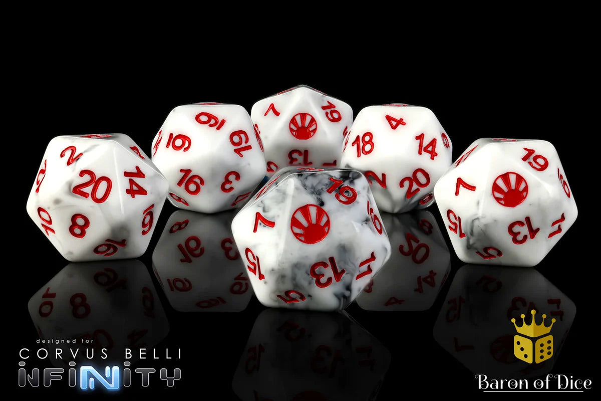 INFINITY: JAPANESE SECESSIONIST ARMY (NEW SYMBOL), DICE SET