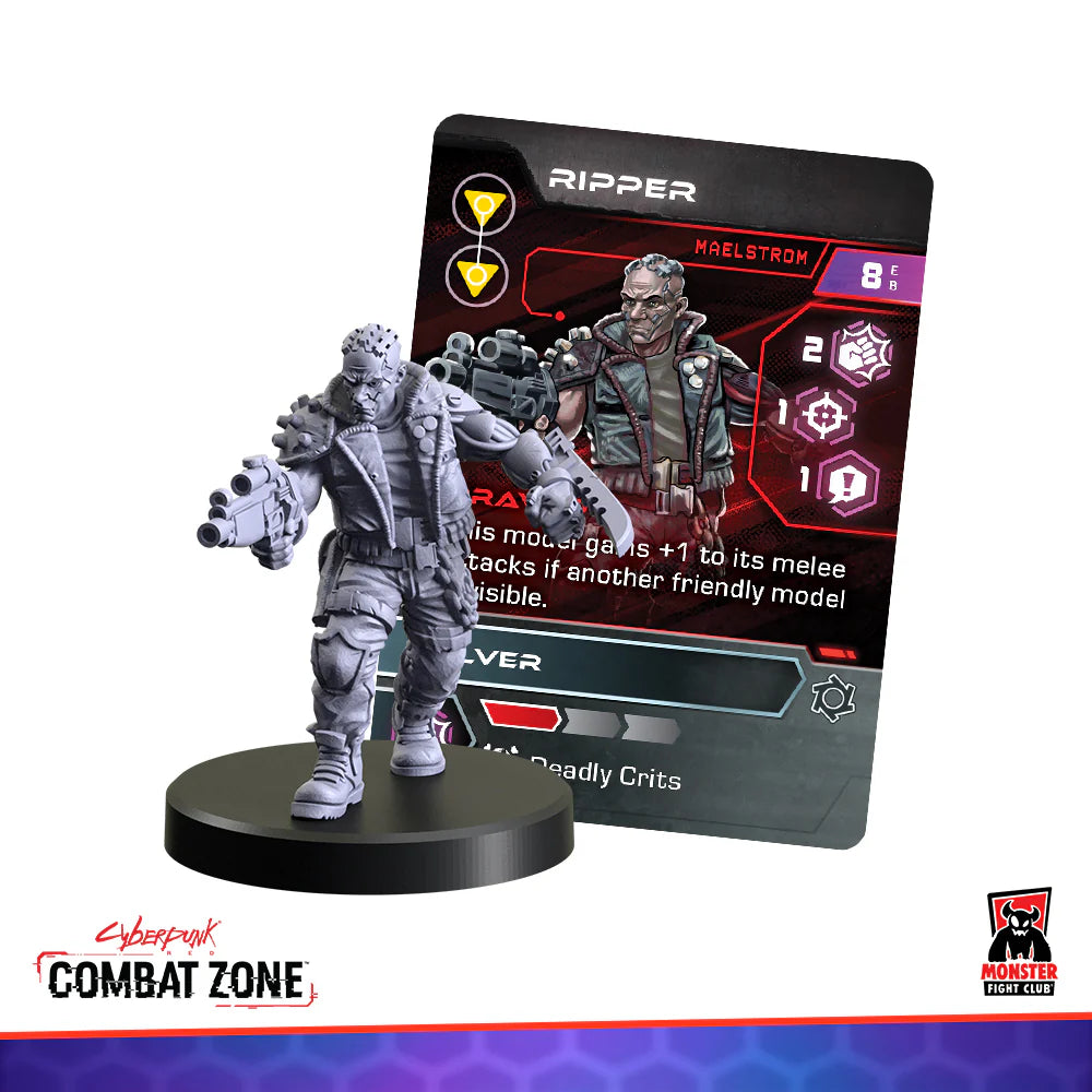 CYBERPUNK RED:COMBAT ZONE Maelstrom Faction Starter Box
