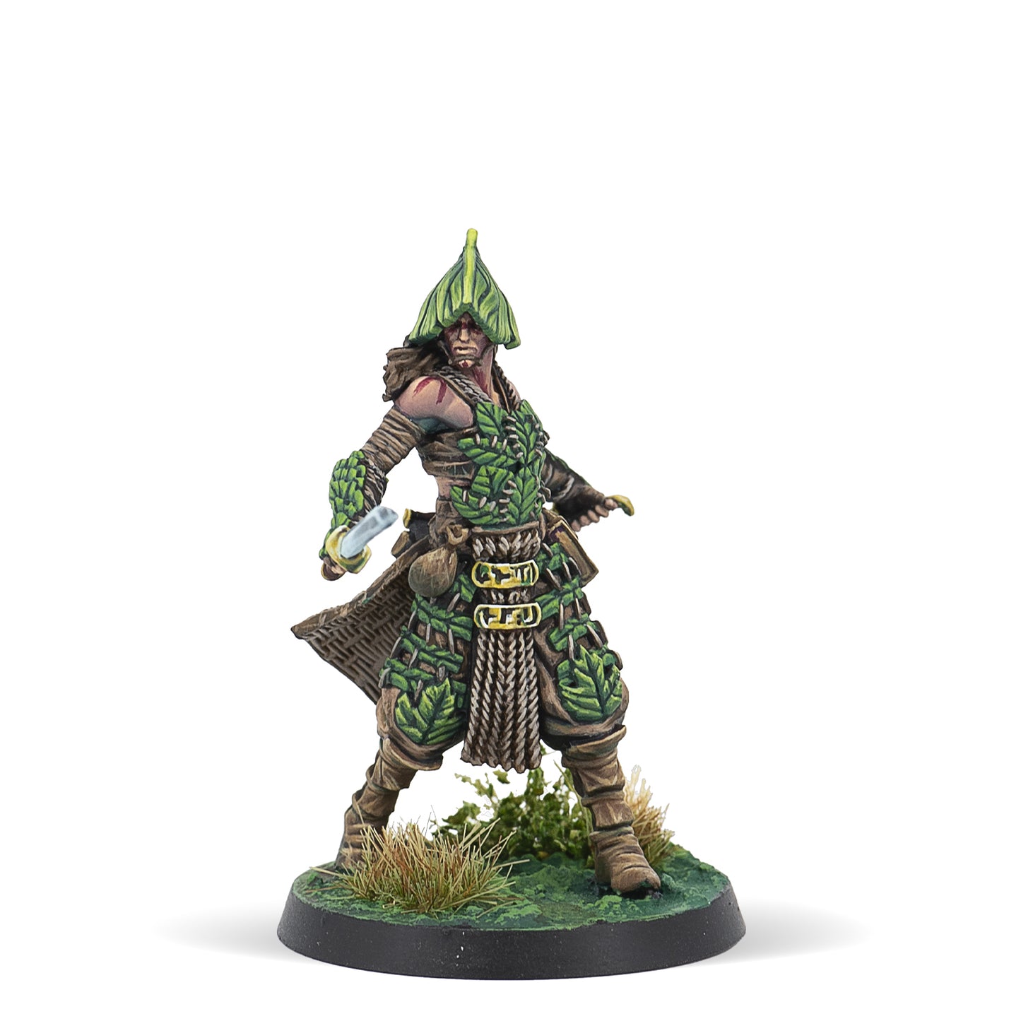 elf warrior standing proud in camouflage