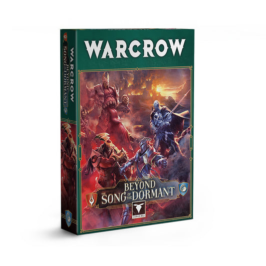 Warcrow game box with fantasy characters on a white background