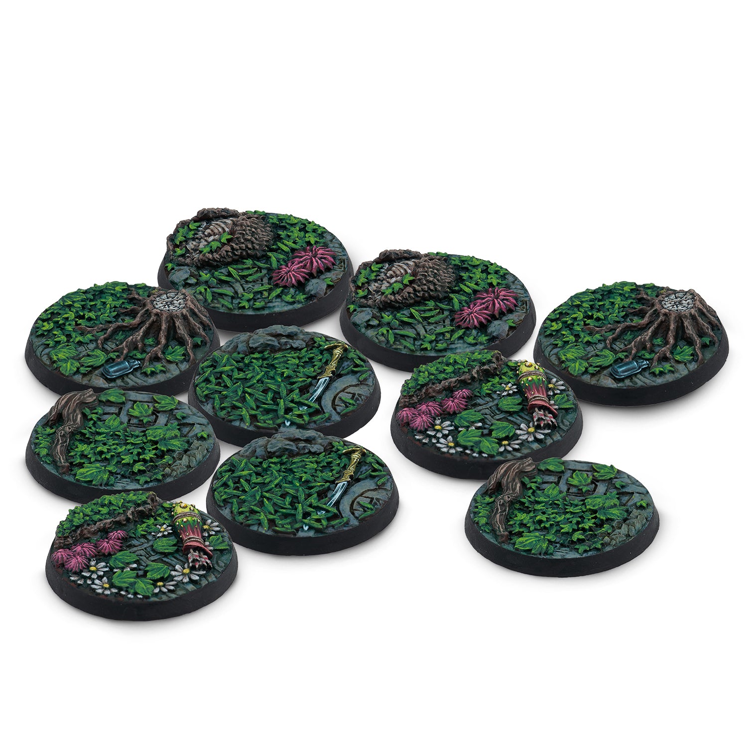 detailed shot of Syenann bases.