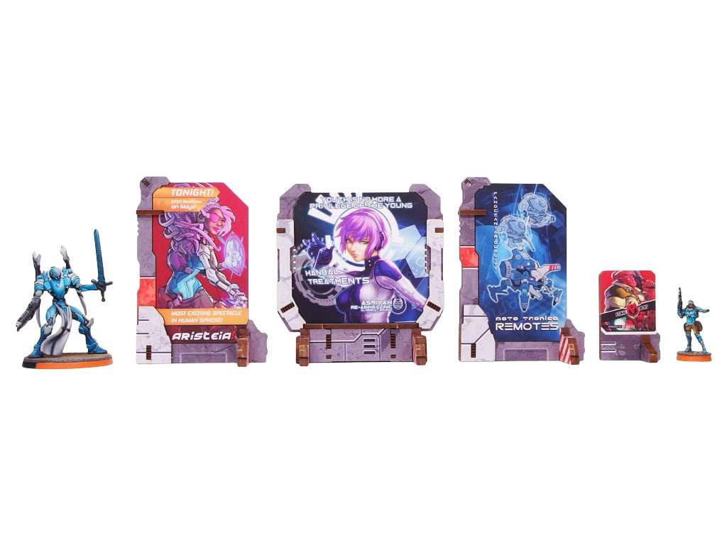 Precinct Sigma Display Arrays (4) PREPAINTED (grey)