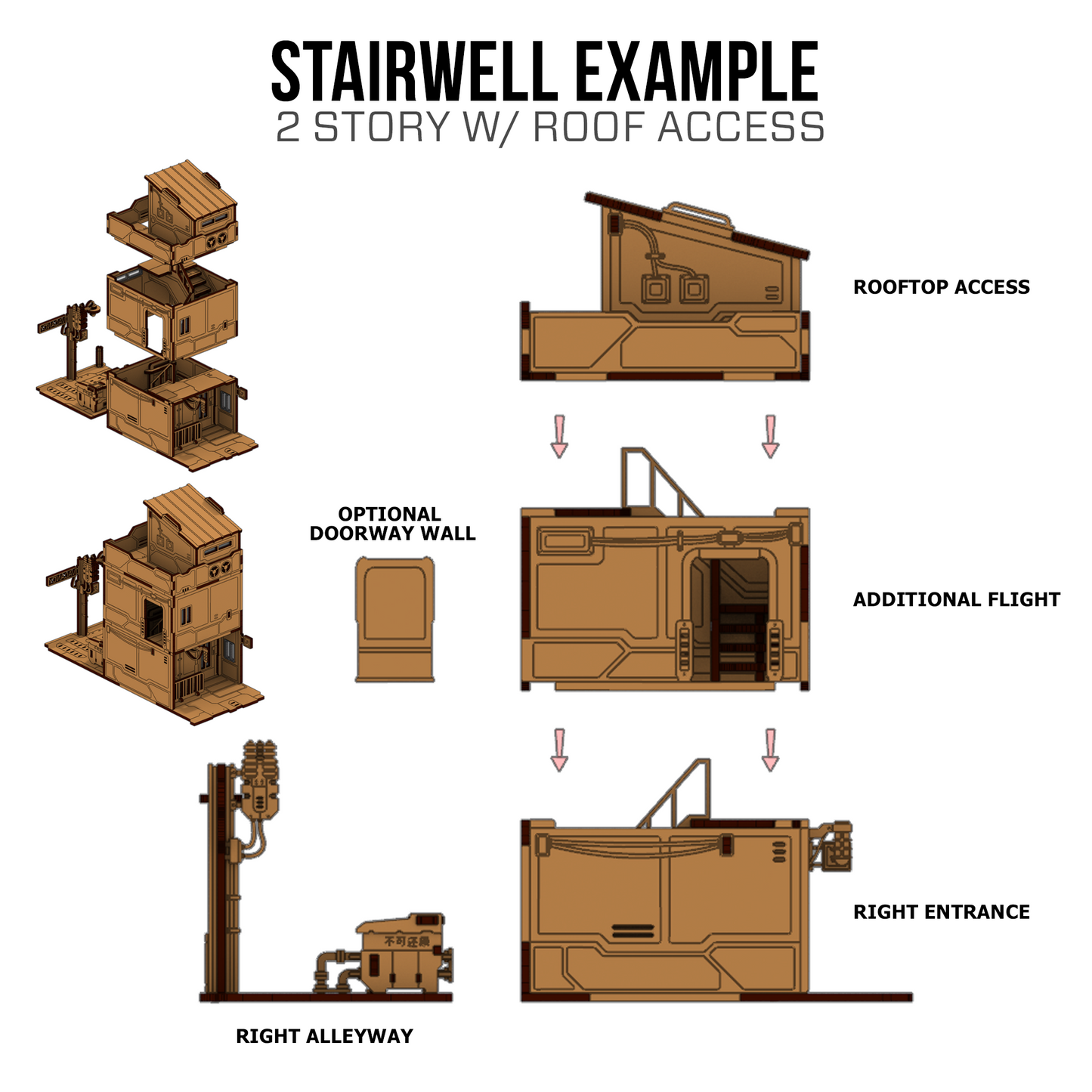 Xiguan Stacks - Stairwell Builder