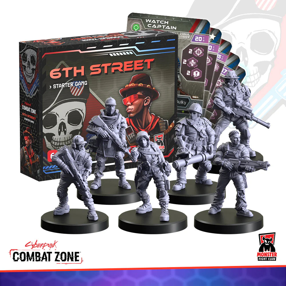 CYBERPUNK RED:COMBAT ZONE 6th Street Starter Box