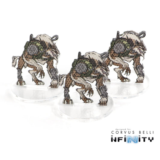 Infinity 3D Markers: Antipodes (3x 40mm Camo -3)