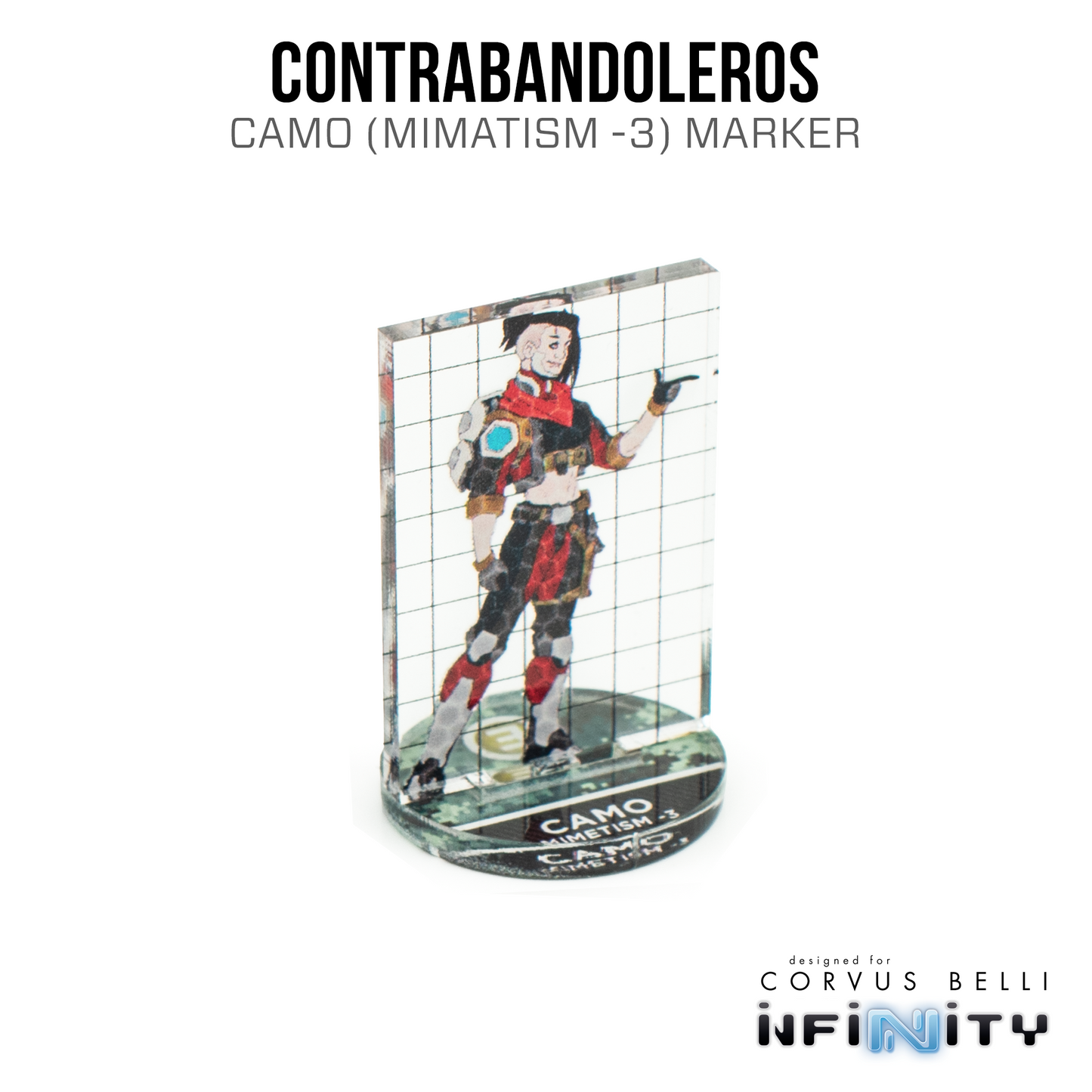 Infinity 3D Markers: Contrabandolers (25mm Camo -3) (NOVEMBER PRE-ORDER)