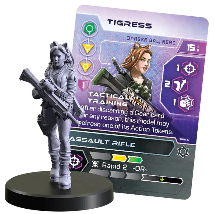 CYBERPUNK RED:COMBAT ZONE Danger Gals Faction Starter Box
