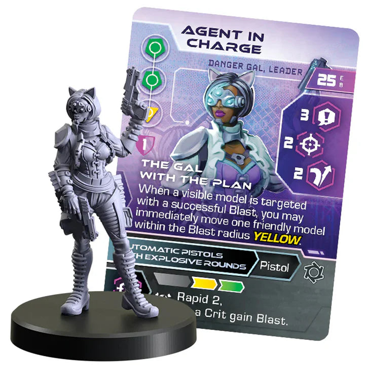 CYBERPUNK RED:COMBAT ZONE Danger Gals Faction Starter Box