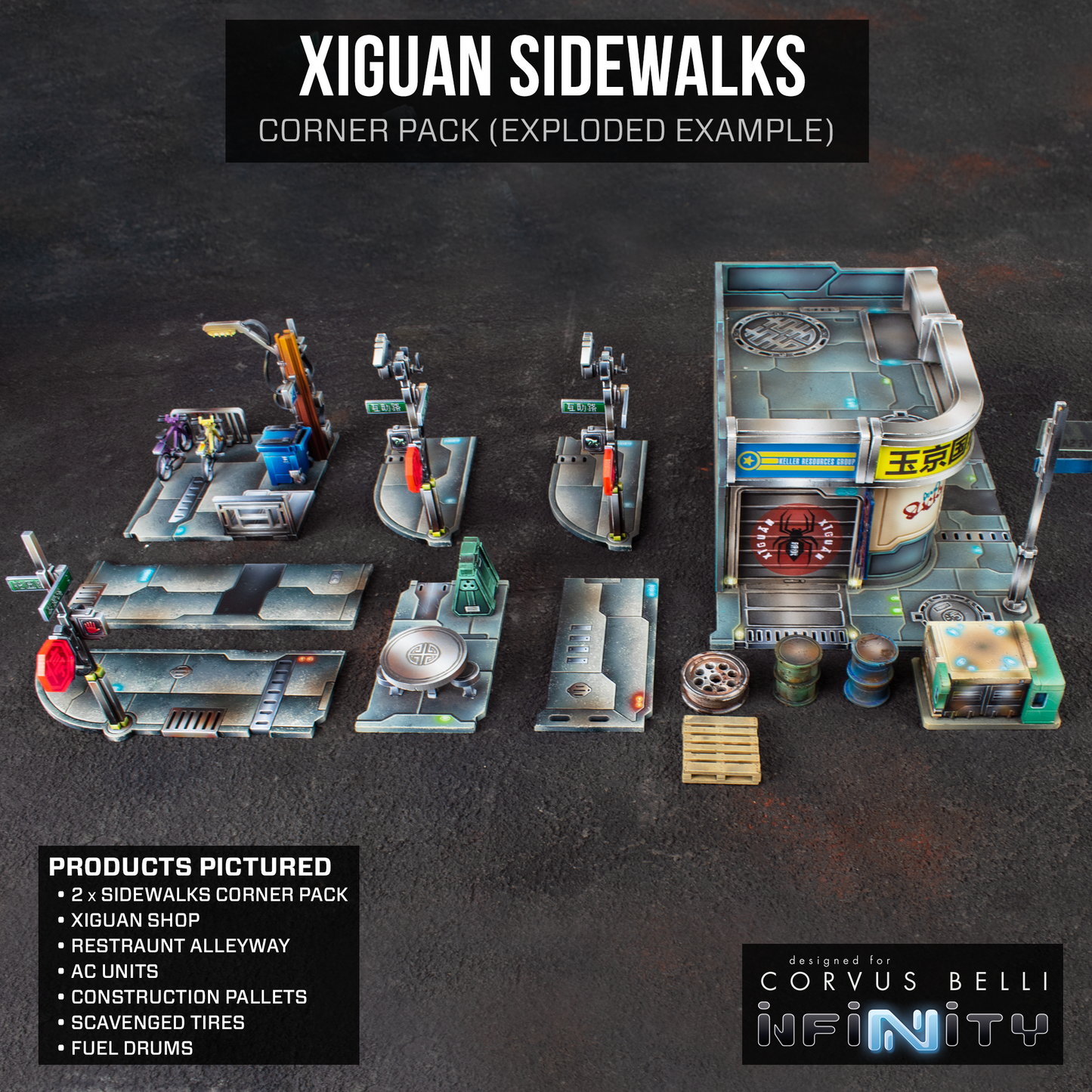 Xiguan Sidewalk - Corners