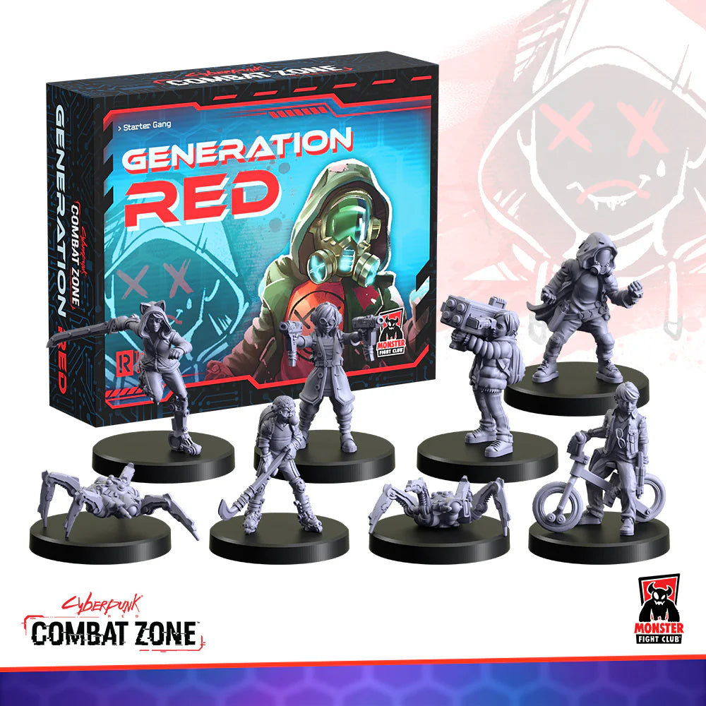CYBERPUNK RED:COMBAT ZONE Generation Red Faction Starter Box