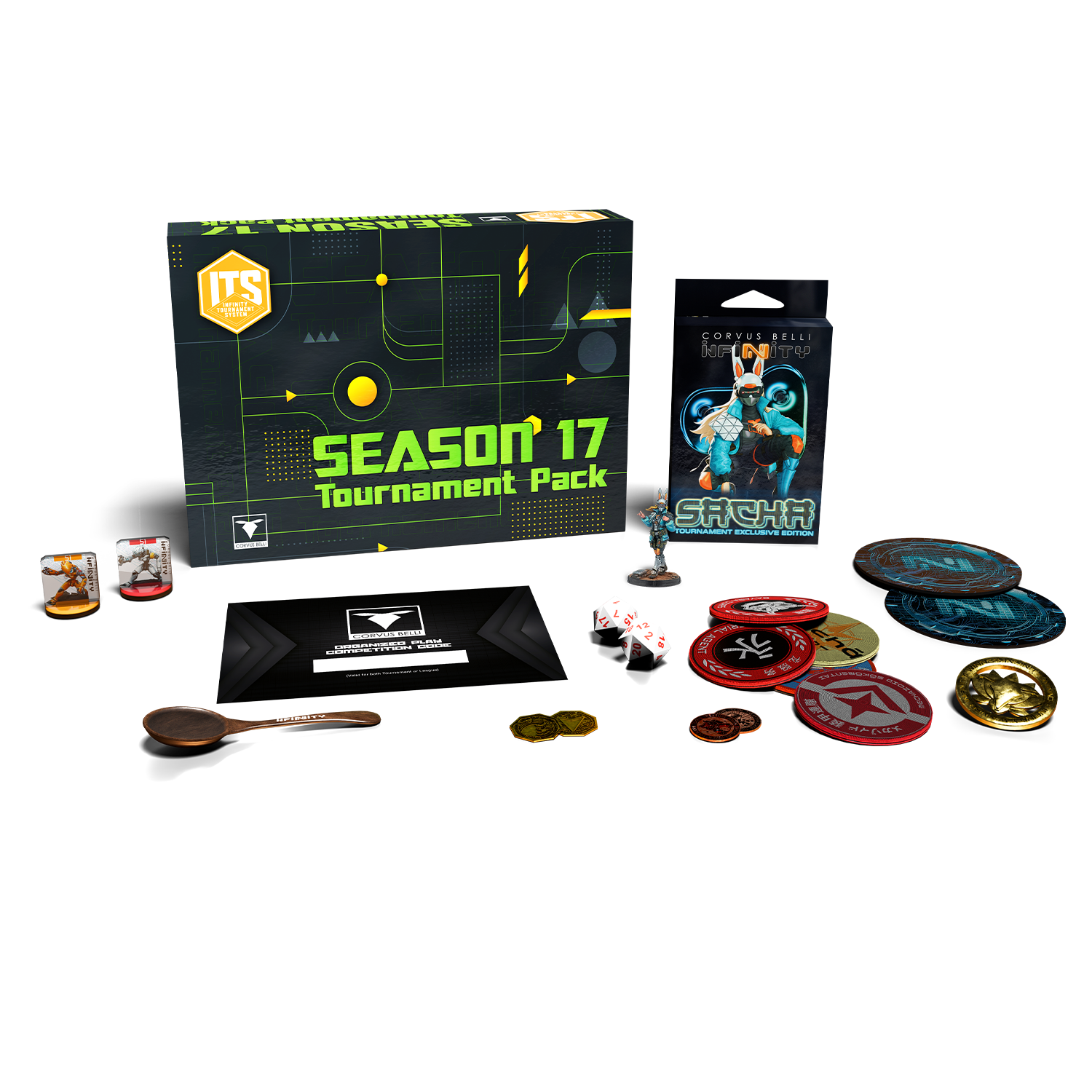 Contents of ITS season 17 tournament pack