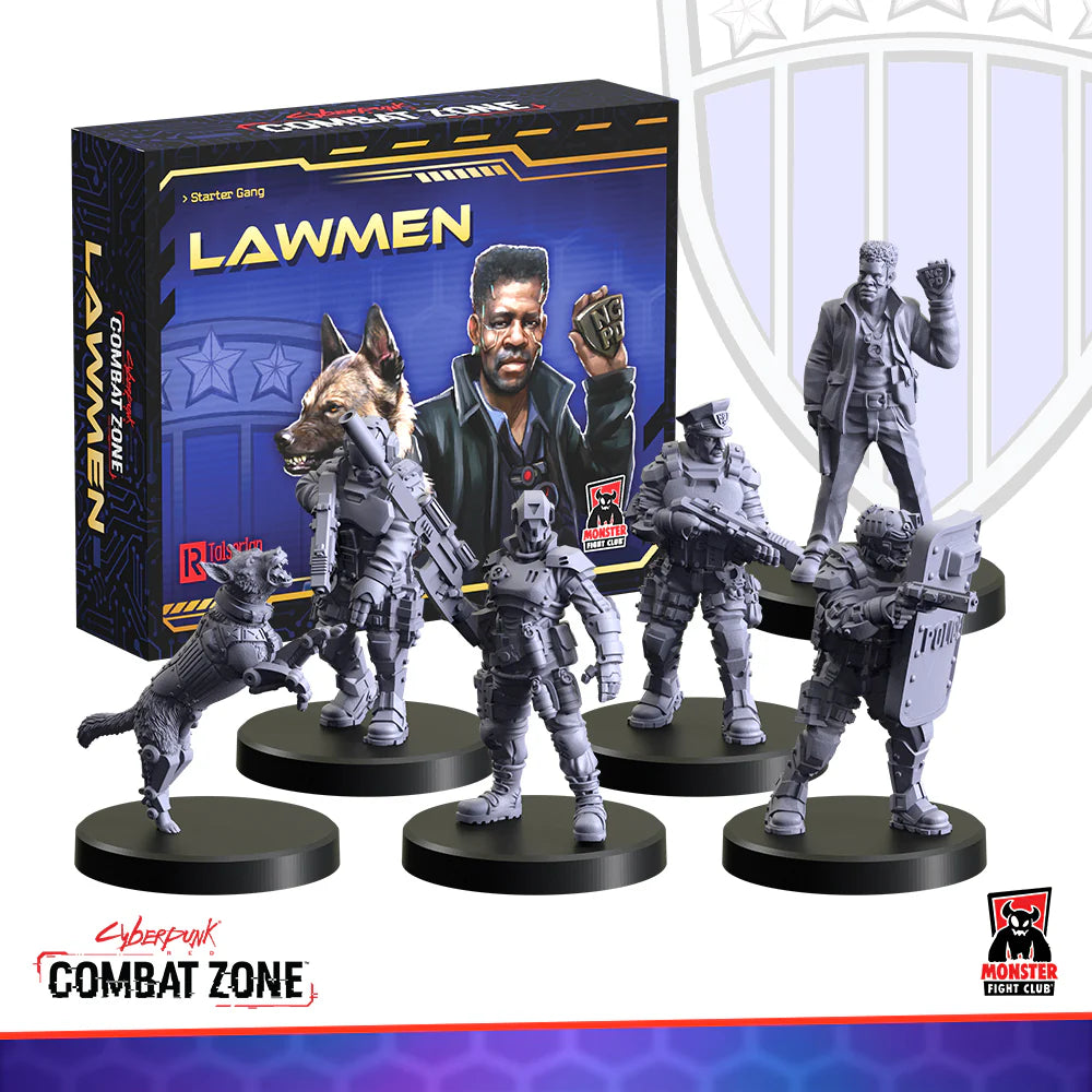 CYBERPUNK RED:COMBAT ZONE Lawmen Faction Starter Box