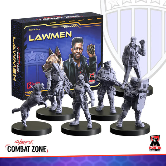 CYBERPUNK RED:COMBAT ZONE Lawmen Faction Starter Box