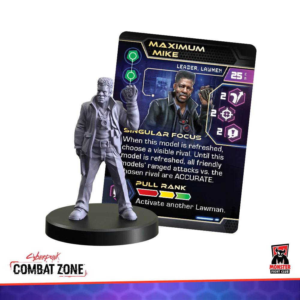 CYBERPUNK RED:COMBAT ZONE Lawmen Faction Starter Box