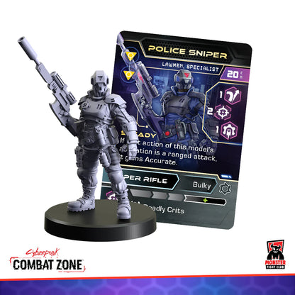 CYBERPUNK RED:COMBAT ZONE Lawmen Faction Starter Box