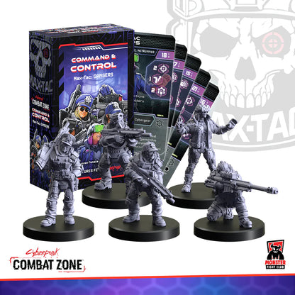 CYBERPUNK RED:COMBAT ZONE MAX-TAC Gangers: Command & Control