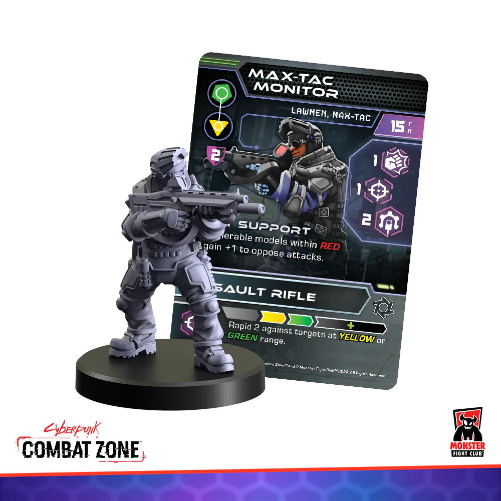 CYBERPUNK RED:COMBAT ZONE MAX-TAC Gangers: Command & Control
