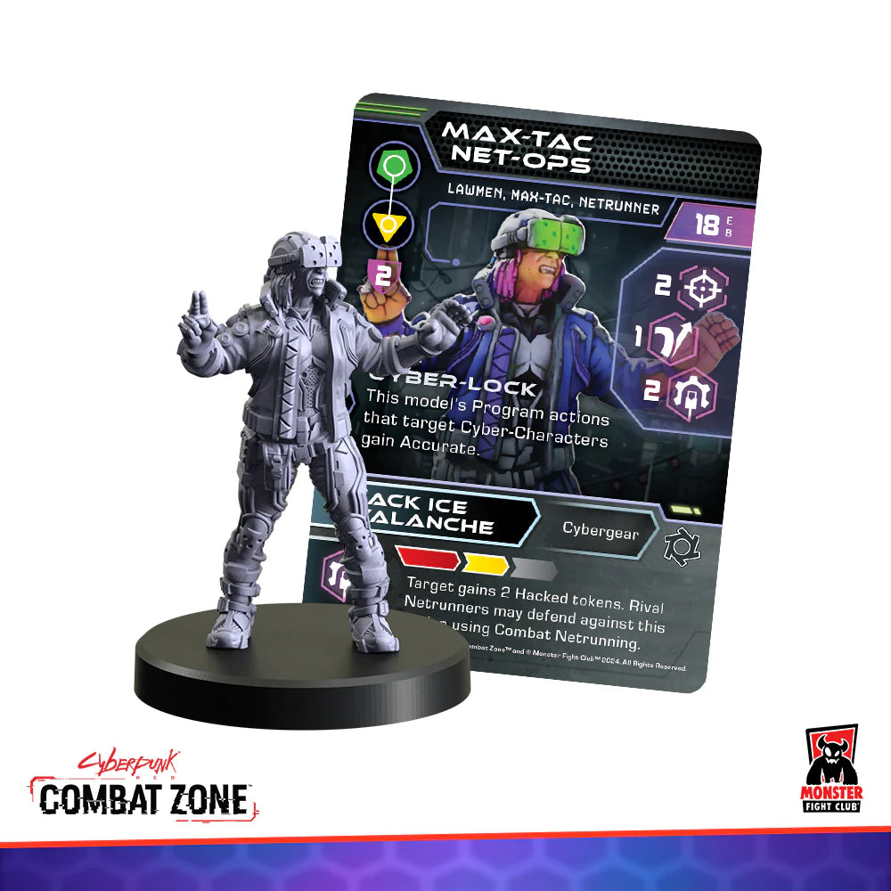 CYBERPUNK RED:COMBAT ZONE MAX-TAC Gangers: Command & Control