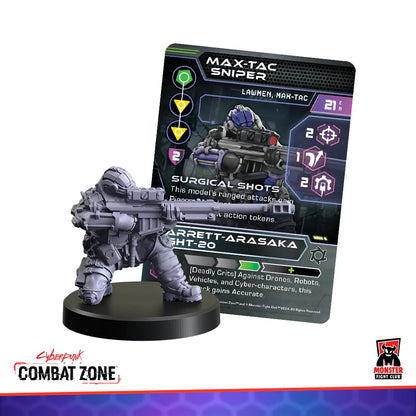 CYBERPUNK RED:COMBAT ZONE MAX-TAC Gangers: Command & Control