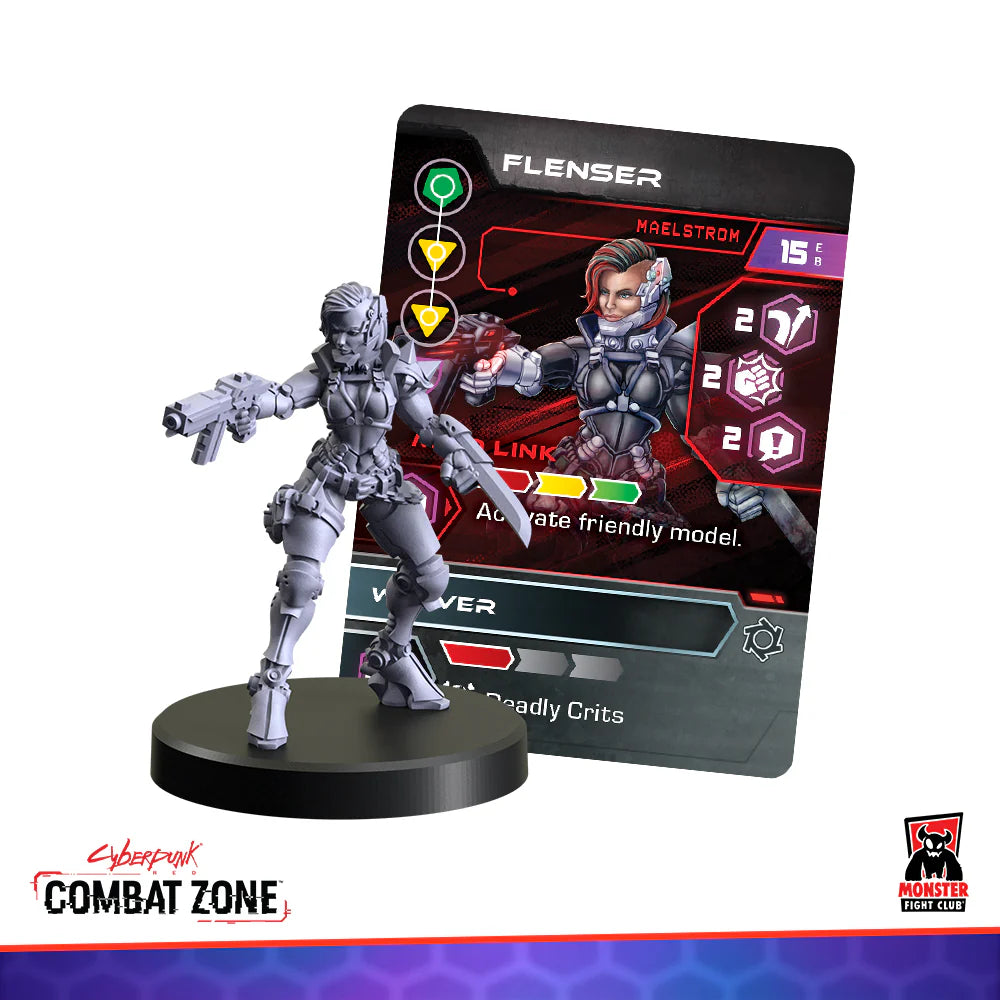 CYBERPUNK RED:COMBAT ZONE Maelstrom Faction Starter Box