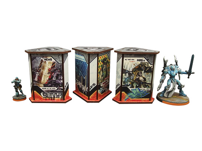 Precinct Sigma Newsstands (3) PREPAINTED (grey)