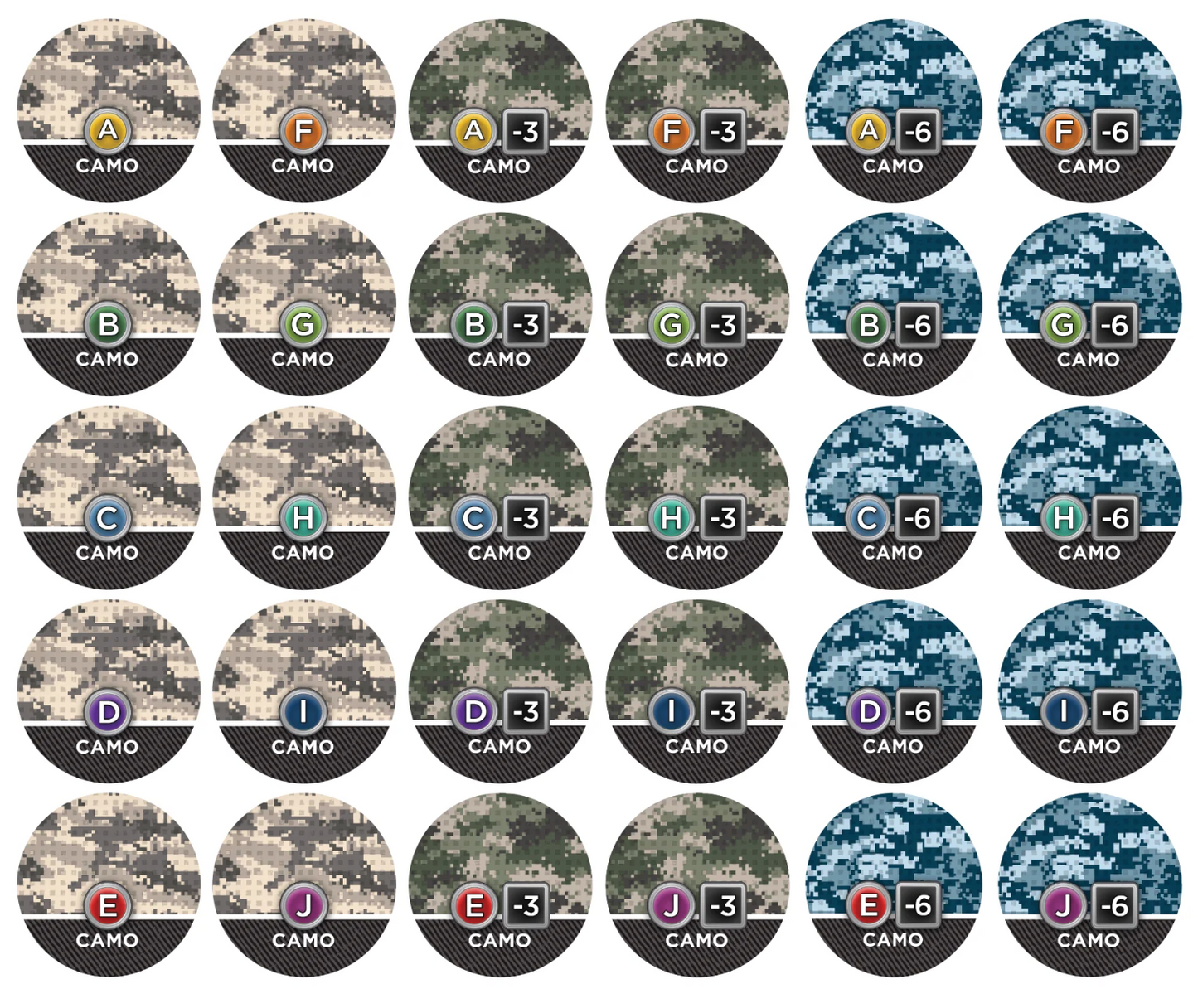 N5 Magnetic Camo Markers
