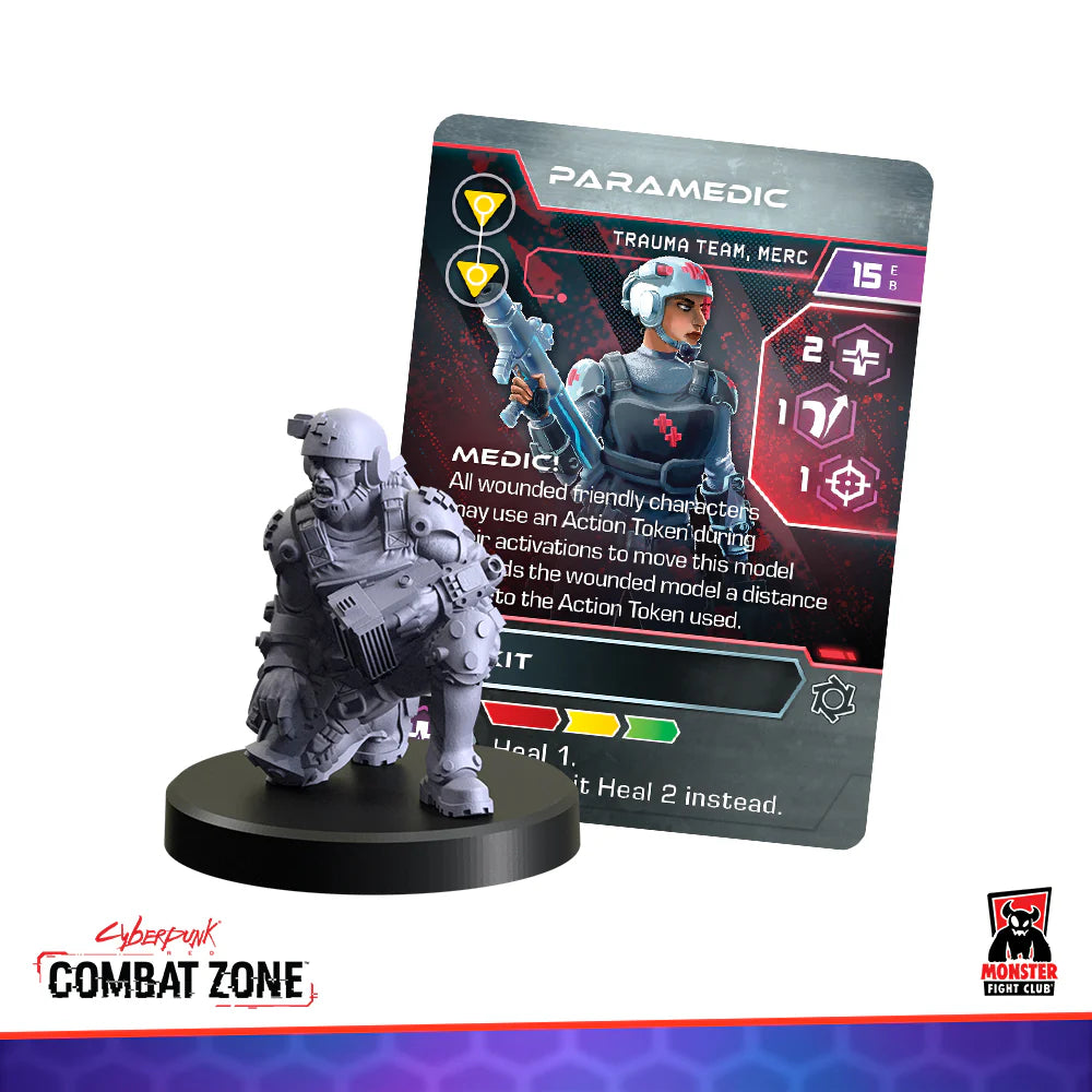 CYBERPUNK RED:COMBAT ZONE Trauma Team Faction Starter Box