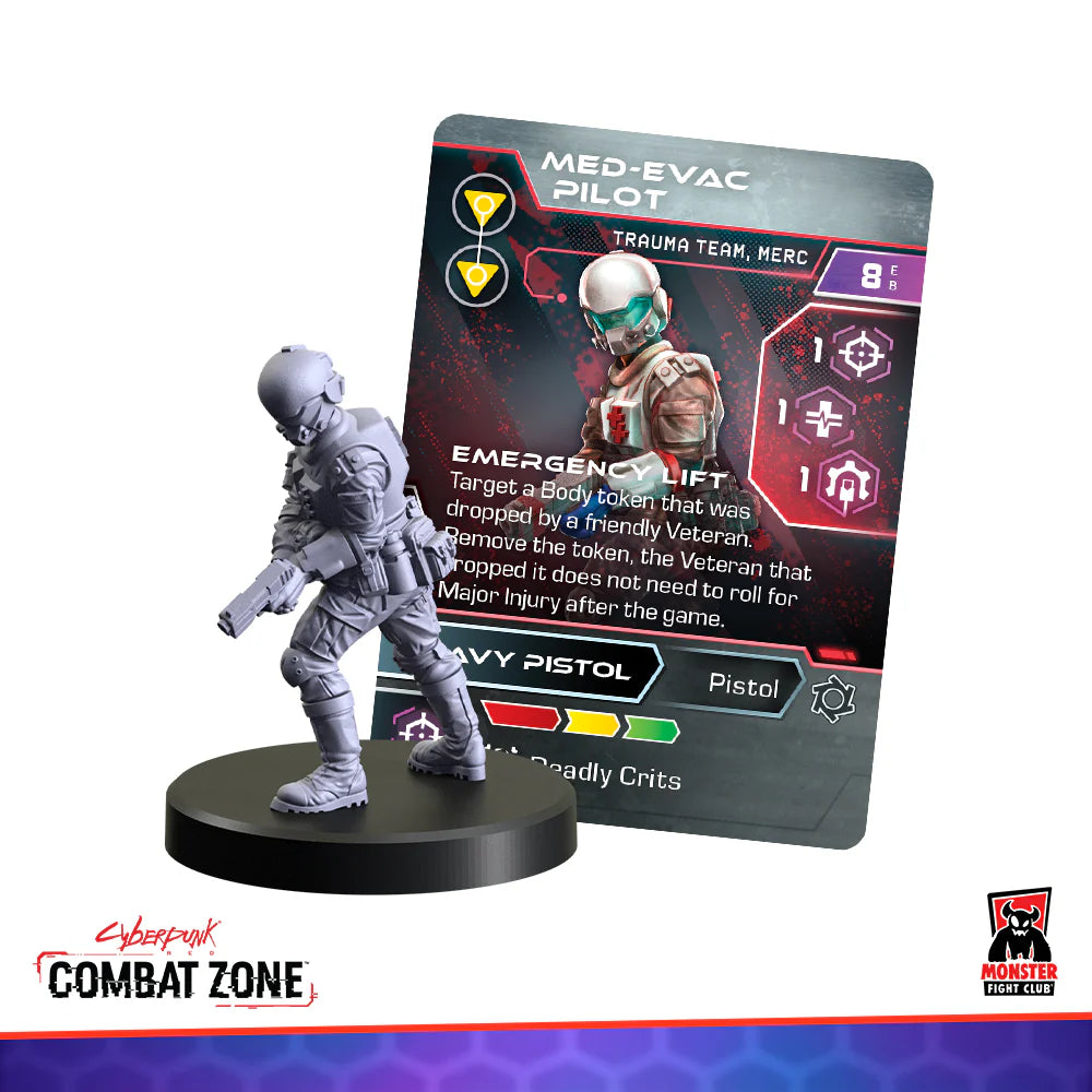 CYBERPUNK RED:COMBAT ZONE Trauma Team Faction Starter Box