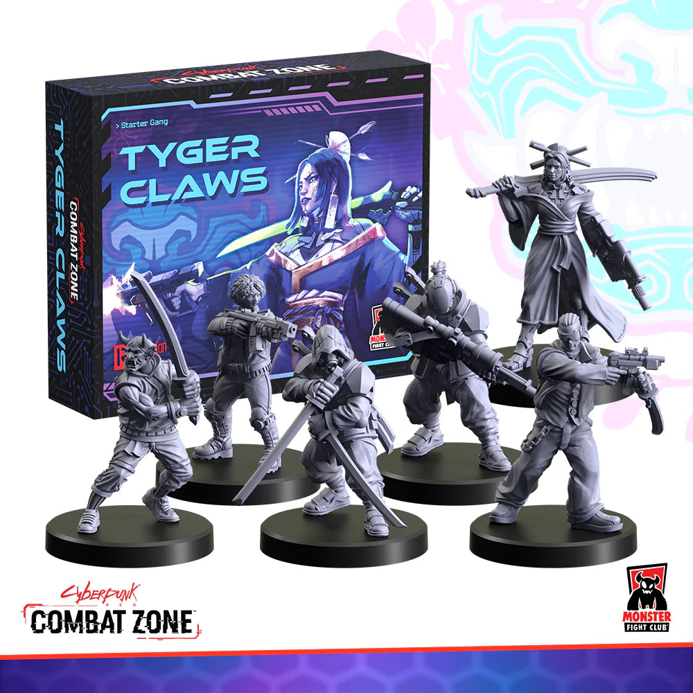 CYBERPUNK RED:COMBAT ZONE Tyger Claw Faction Starter Box