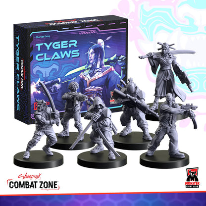 CYBERPUNK RED:COMBAT ZONE Tyger Claw Faction Starter Box