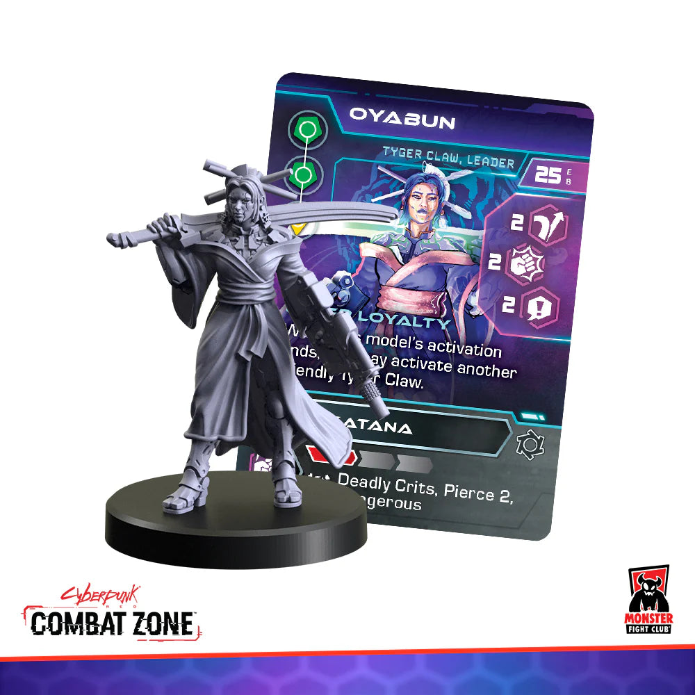 CYBERPUNK RED:COMBAT ZONE Tyger Claw Faction Starter Box