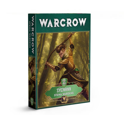 Warcrow game box with a warrior illustration on a white background