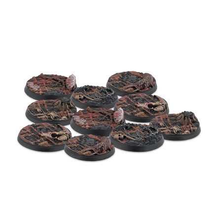 30mm Scions of Yaldabaoth Scenery Bases, Alpha Series (SEPTEMBER PRE-ORDER)