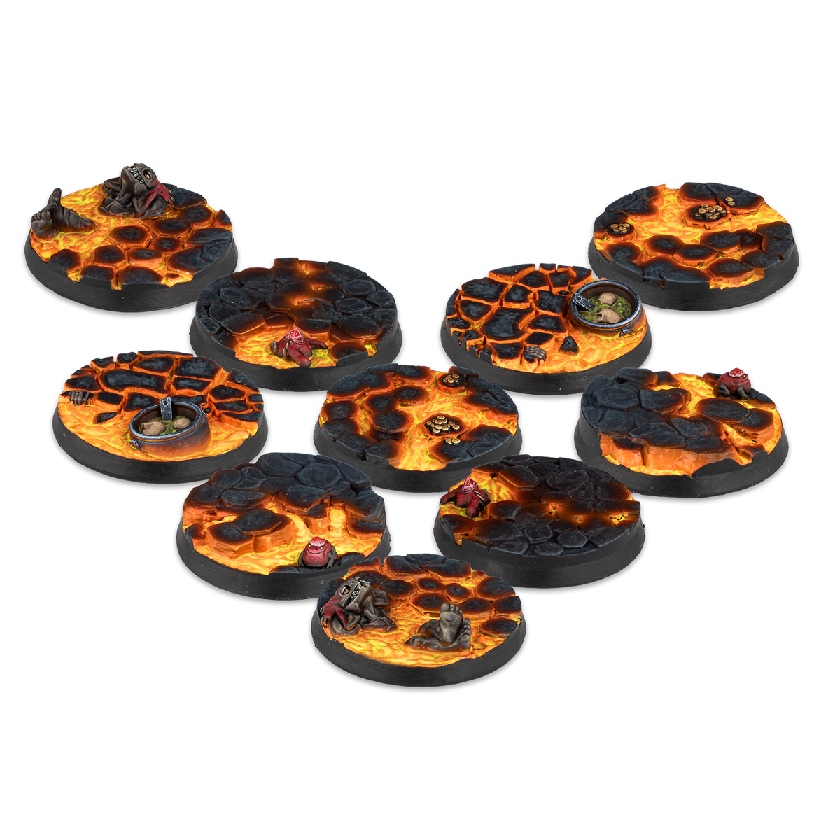 30mm Red Caps Scenery Bases, Alpha Series (NOVEMBER PRE-ORDER)