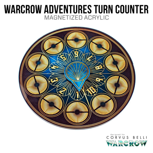 Warcrow Adventures Acrylic Turn Counter (AUGUST PRE-ORDER)