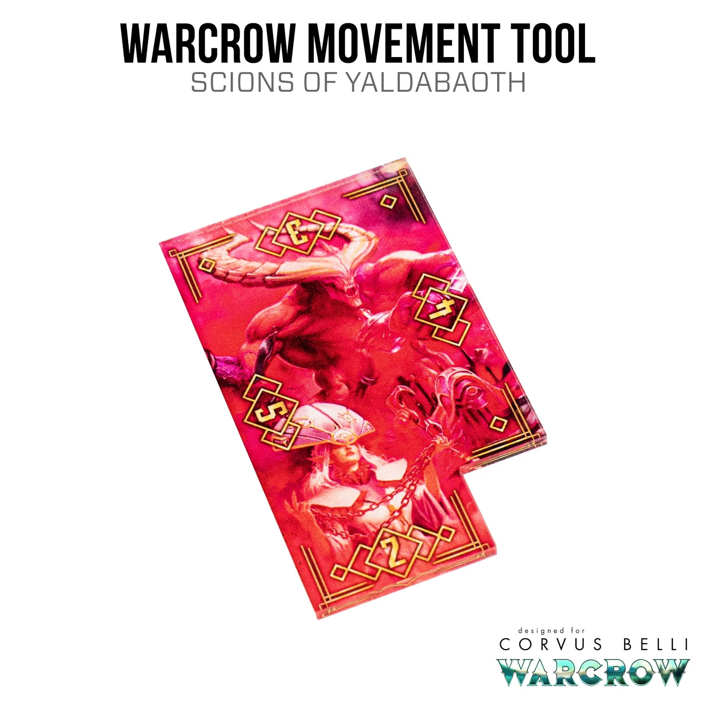 Warcrow Movement Tool - The Scions of Yaldabaoth (AUGUST PRE-ORDER)