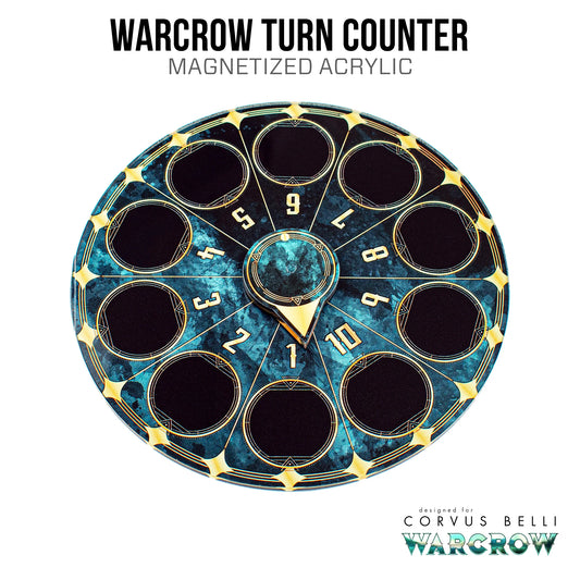 Warcrow Acrylic Turn Counter (AUGUST PRE-ORDER)