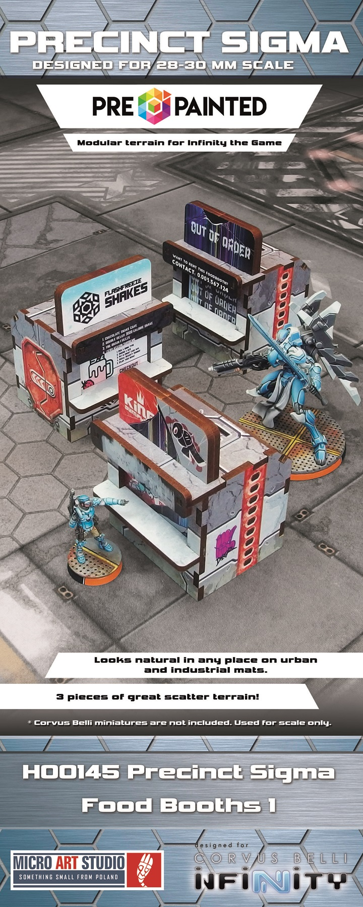 Precinct Sigma Food Booths 1 (3) PREPAINTED (grey)