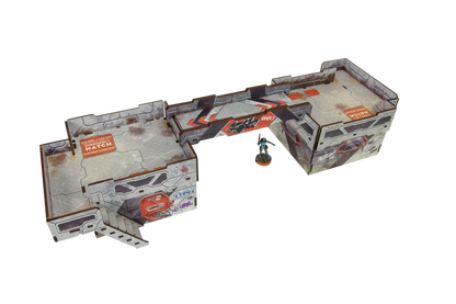 Precinct Sigma Bridges & Stairs (3) PREPAINTED (grey)