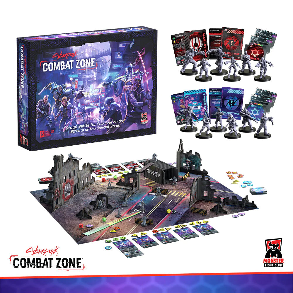 CYBERPUNK RED:COMBAT ZONE 2 PLAYER STARTER CORE BOX
