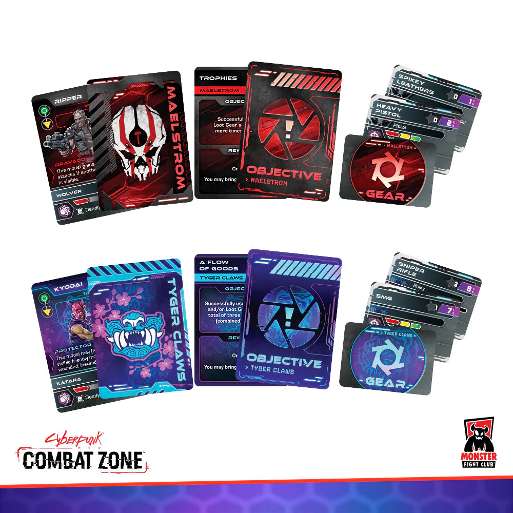 CYBERPUNK RED:COMBAT ZONE 2 PLAYER STARTER CORE BOX