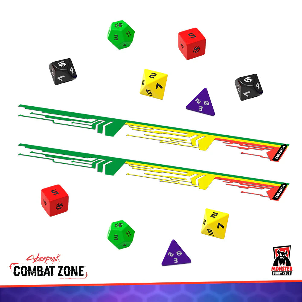 CYBERPUNK RED:COMBAT ZONE 2 PLAYER STARTER CORE BOX