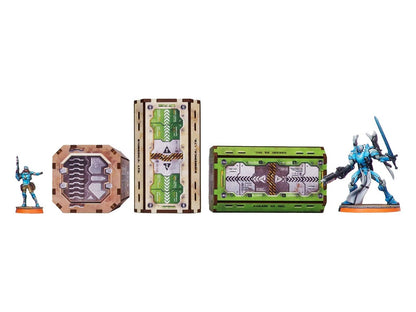 Al Medinat Containers (3) PREPAINTED (sand/green)