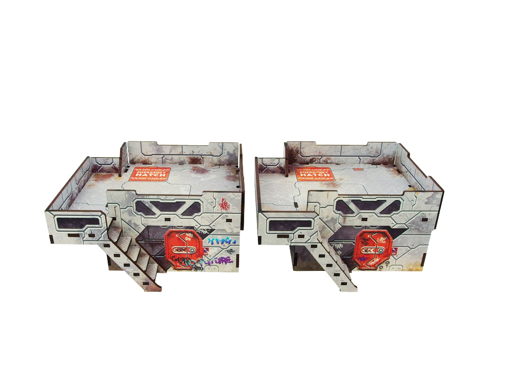 Precinct Sigma Cubicle (2) PREPAINTED (grey)