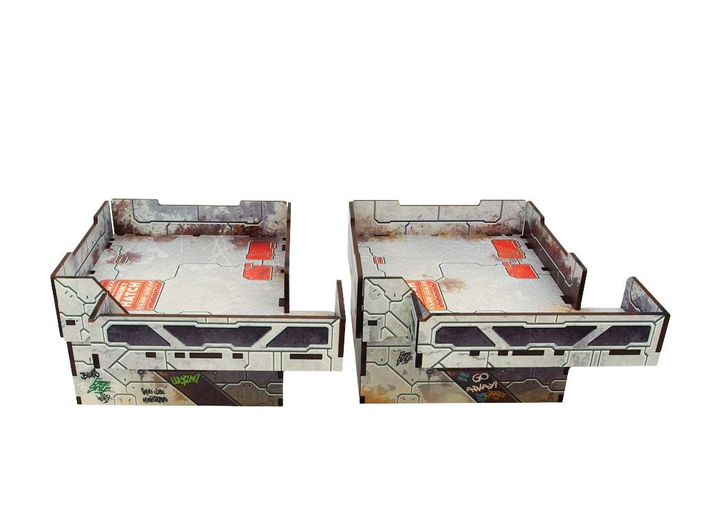 Precinct Sigma Cubicle (2) PREPAINTED (grey)