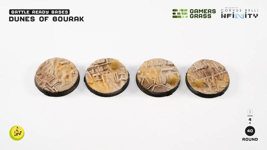 Dunes of Bourak Bases, Round 40mm (x4)