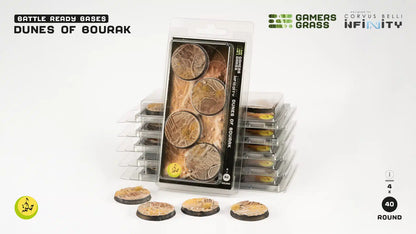 Dunes of Bourak Bases, Round 40mm (x4)