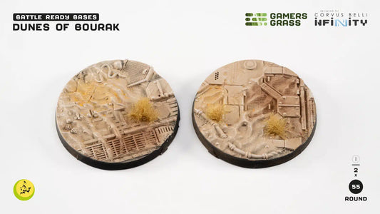 Dunes of Bourak Bases, Round 55mm (x2)