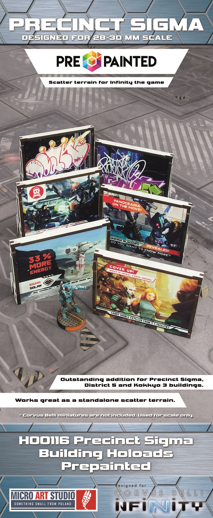 Precinct Sigma Building Holoads (6) PREPAINTED